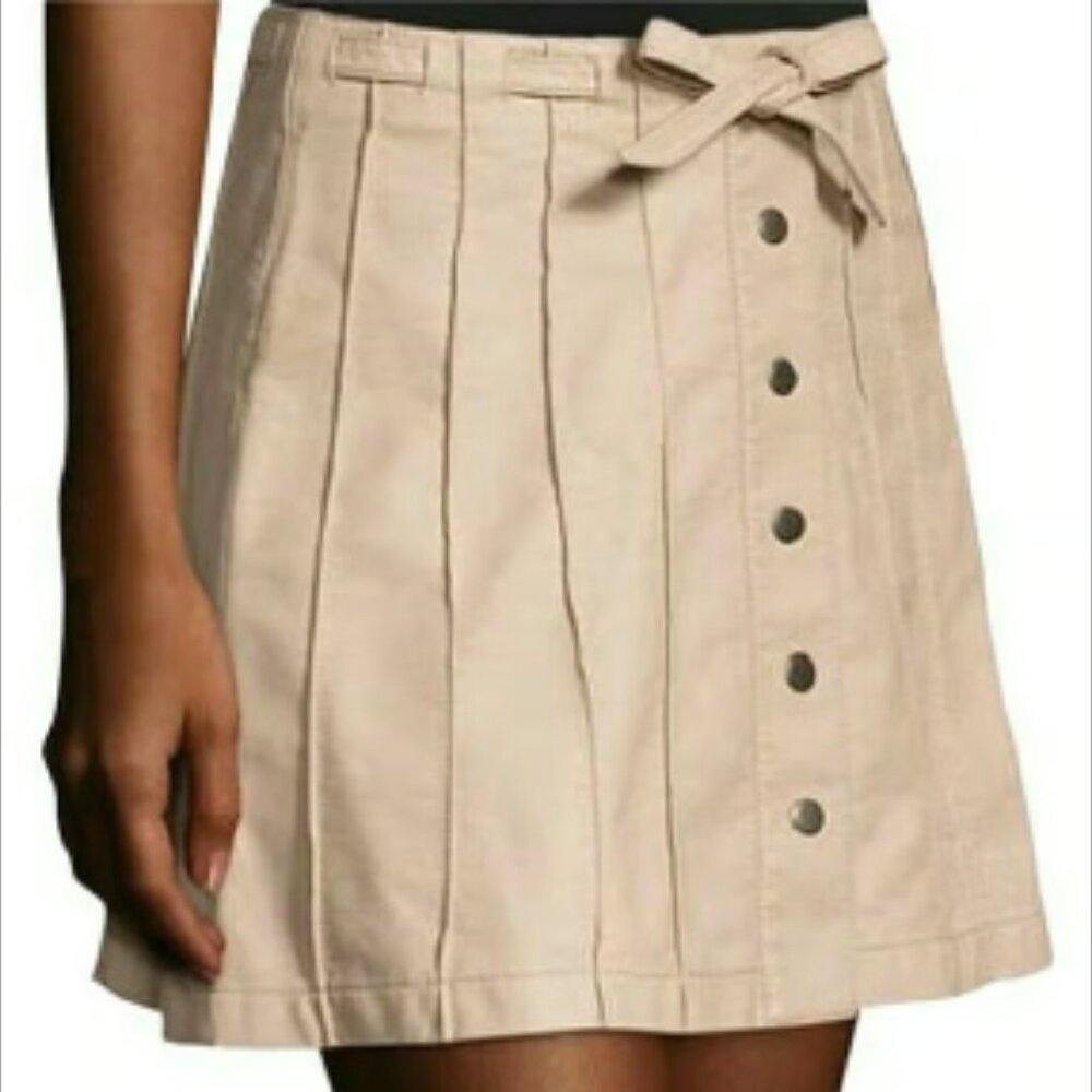 FP NWT $128 Vegan Leather Skirt sz 8